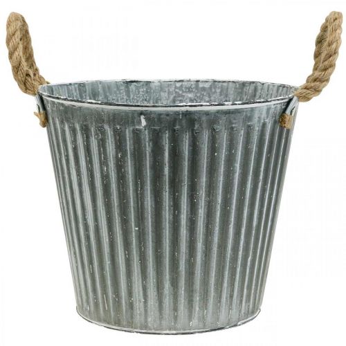 položky Květináč, dekorativní květináč s uchy, kovový květináč na sázení Ø25,5cm