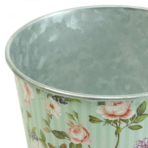 Floristik24 Květináč květináč na růže kovový letní Ø12cm V10,5cm
