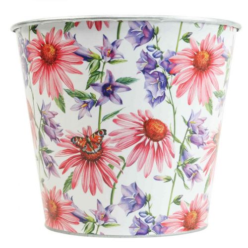 položky Květináč jarní dekorace kovový košíček Ø14cm V12,5cm