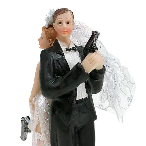 položky Dortová figurka svatební pár 15,5 cm