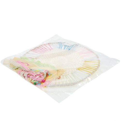 Floristik24 Lapač snů barevný Ø35cm L105cm