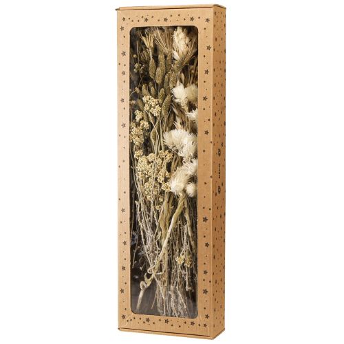položky Sušené květy bílé zlato s kloboukovými květy Phalaris 30cm 200g