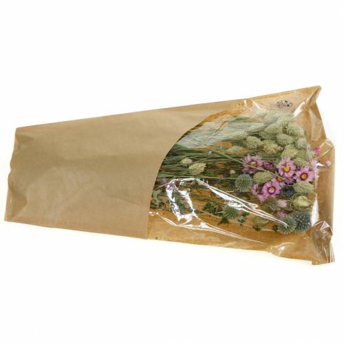 Floristik24 Kytice z divoké trávy se slámovými květy suchými květy 70g