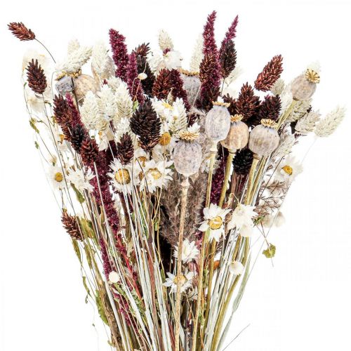 Kytice ze sušených květin letní dekorace sušené květiny 58cm