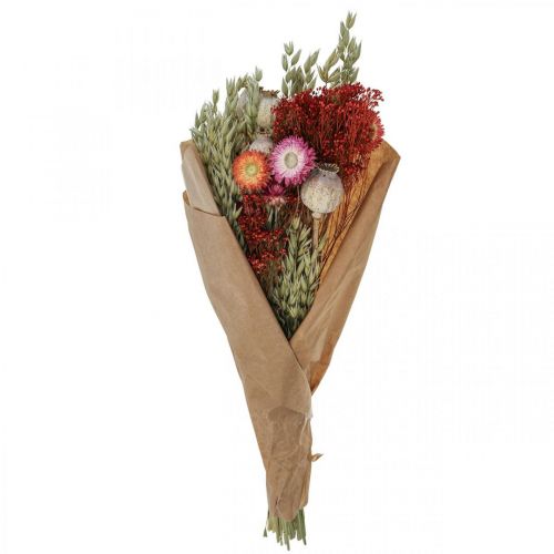 položky Kytice ze sušených květin Kytice z lučních květin Červená V50cm 150g