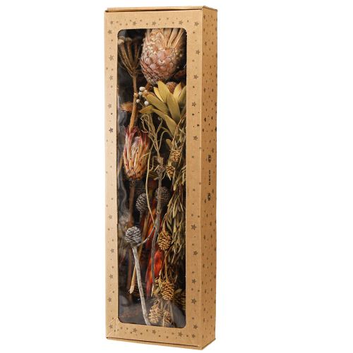 položky Suchá dekorace exotické protea šišky Bellgum L24–48cm 580g