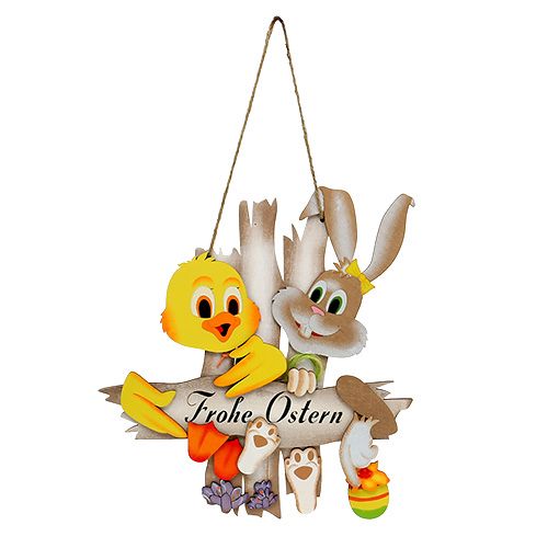 Floristik24 Cedulka na dveře Veselé Velikonoce 28cm x 32cm