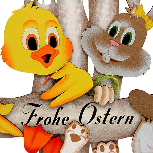 Floristik24 Cedulka na dveře Veselé Velikonoce 28cm x 32cm