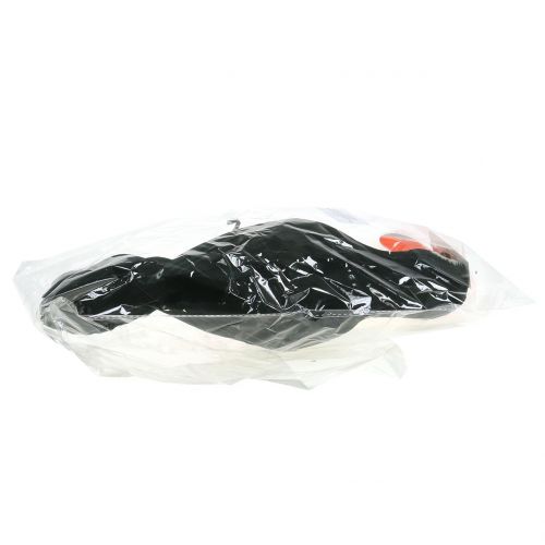 Floristik24 Deco tukan s peřím černý L37cm