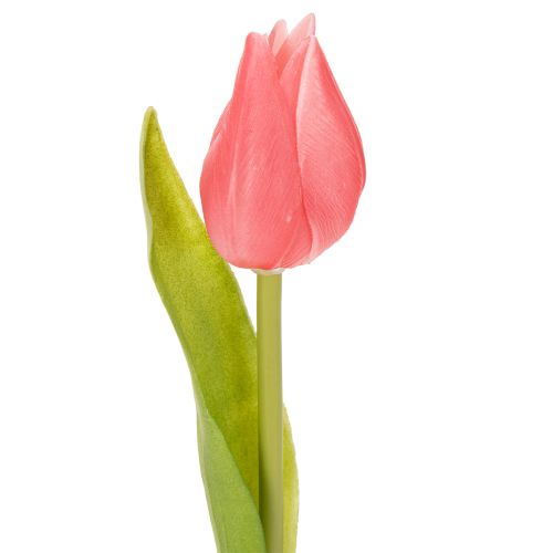 Vysoce kvalitní tulipánový květ jako realistická replika do stolních váz, 21 cm, 6 kusů