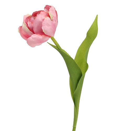 Floristik24 Tulipán růžový 37cm 6ks