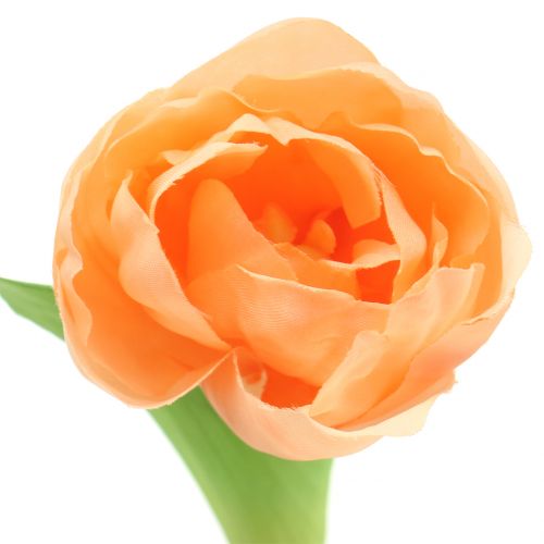 Floristik24 Tulipán umělá broskev 26,5cm 5ks