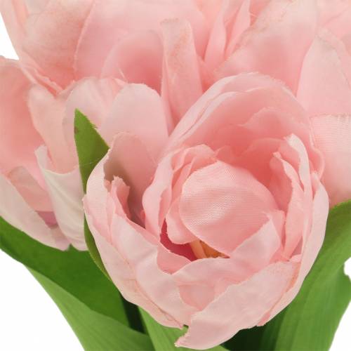 položky Tulipány umělé růže 26,5cm 5ks