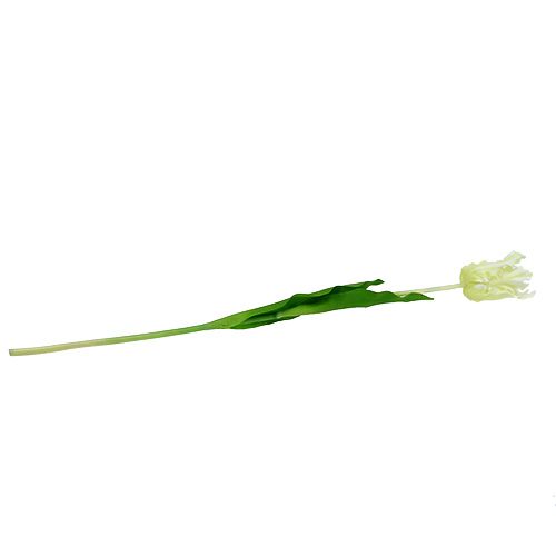 Floristik24 Umělý bílý tulipán 70cm