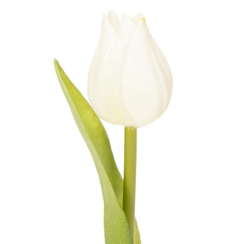 Umělý tulipán, realistická dekorace, odolná hedvábná květina do domácnosti, 21 cm, 6 kusů