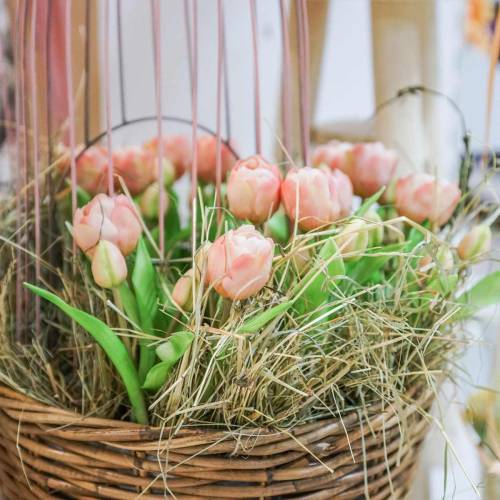 Floristik24 Tulip Bunch Real Touch Umělé květiny Umělé tulipány růžové