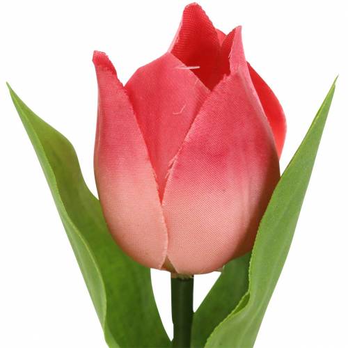 položky Tulipán mix umělé květy růžová meruňka 16cm 12ks
