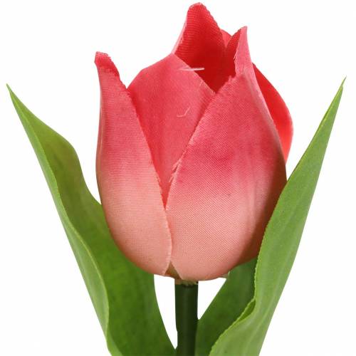 Floristik24 Tulipán mix umělé květy růžová meruňka 16cm 12ks