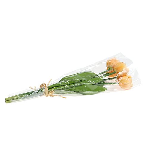 Floristik24 Kytice tulipánů meruňka 43cm