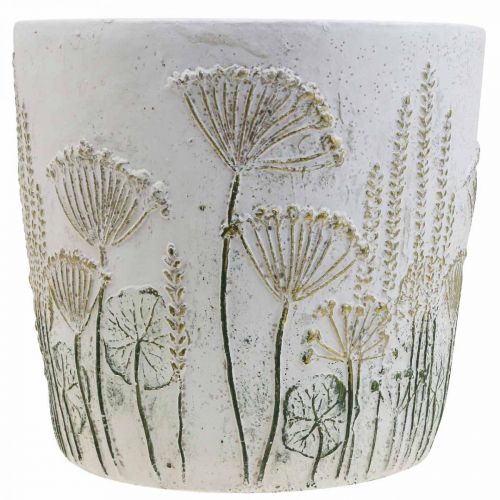 Floristik24 Květináč velký keramický květináč z bílého zlata Ø20,5cm V20cm