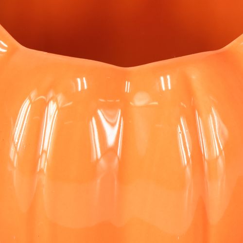 položky Keramický květináč na dýně oranžový Ø9,5 cm V6,5 cm 4 ks