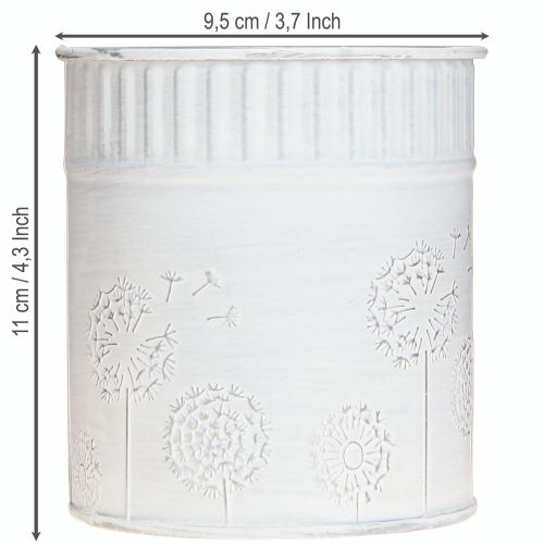 položky Květináč Pampeliška Bílý Ø9,5cm V11cm