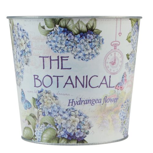 Floristik24 Květináč hortenzie kovový květináč Ø21cm V18cm