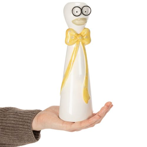 položky Váza s kachničkou a roztomilým designem pro zábavnou dekoraci stolu, 24 cm, 2 kusy