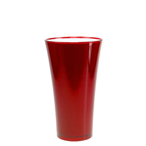 Váza &quot;Fizzy&quot; Ø16cm V27cm červená, 1ks