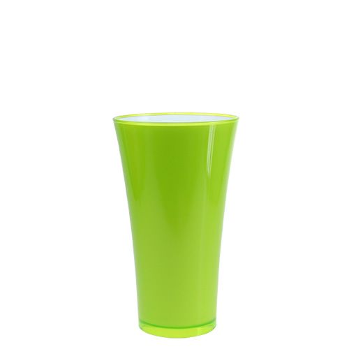 Floristik24 Váza “Fizzy” Ø14,6cm V21cm jablkově zelená 1 ks