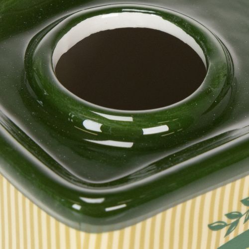 položky Keramická dekorativní váza na olivový olej, perfektní dekorace na stůl pro sušené květiny, 18 cm