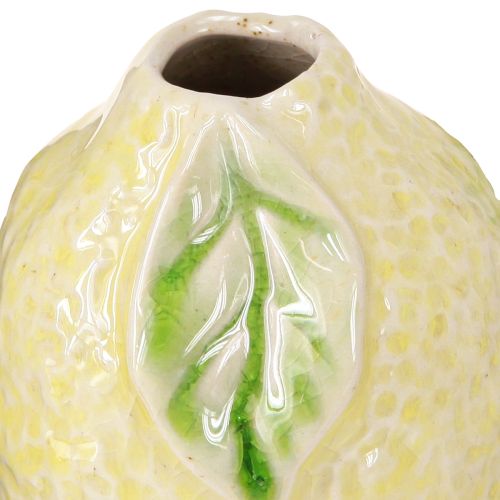 položky Keramická dekorace citronová váza středomořská dekorace na stůl V22cm