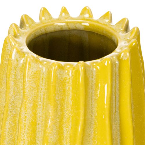 položky Váza s drážkovaným designem pro stylovou dekoraci interiéru v obývacím pokoji, 33 cm