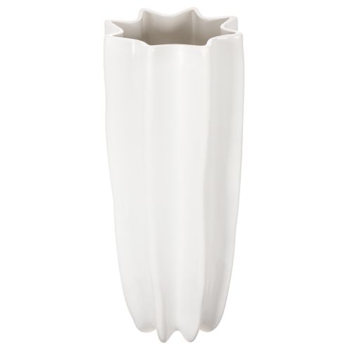 Váza na květiny s vroubkovanou moderní dekorativní vázou 38 cm