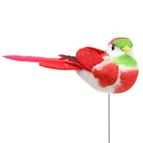 položky Ptáčci na drátě barevní 8cm 12ks
