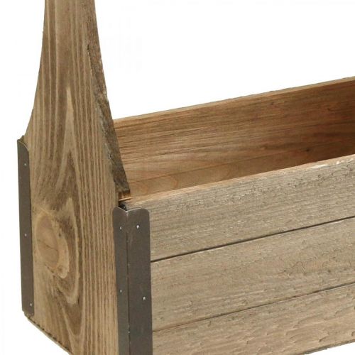 položky Vintage dřevěný truhlík na osázení truhlík na nářadí truhlík na rostliny 28×14×31cm