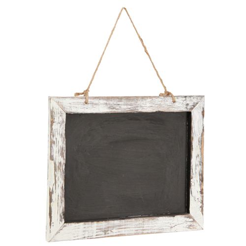Vintage závěsná tabule černá bílá 30×25cm 2ks