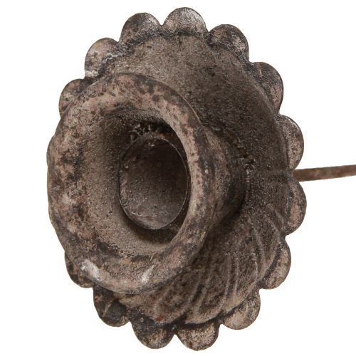 Floristik24 Vintage špičatý svícen na vložení Ø8,5cm H11,5cm 4ks