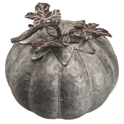 Floristik24 Vintage zinková dekorativní dýňová podzimní dekorace z kovu Ø21cm V20cm