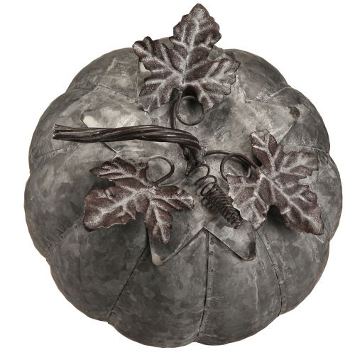 Floristik24 Vintage zinková dekorativní dýňová podzimní dekorace z kovu Ø21cm V20cm