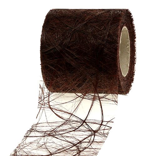 Fleece 8cm 25m hnědá