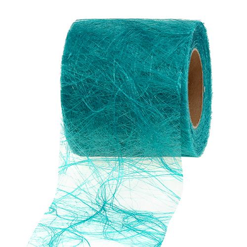 Fleece 8cm 25m tyrkysová