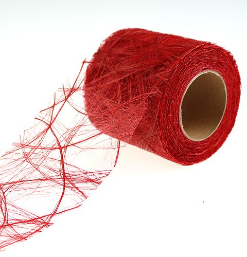 Fleece 8cm 25m červená