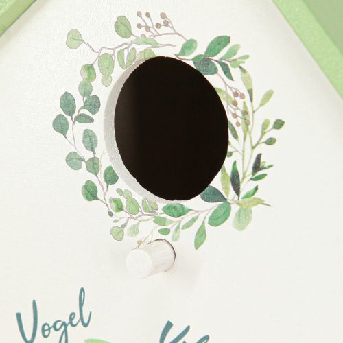 položky Ptačí budka pro stylové pokoje s květinovým vzorem a nostalgickým nádechem 21 cm