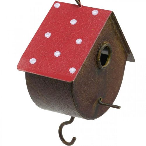 položky Dekorativní budka, ptačí budka k zavěšení, L34–37cm 3ks