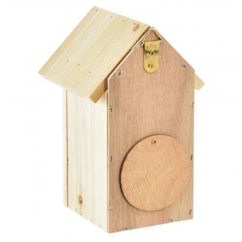 Floristik24 Ptačí budka dřevěná budka sýkorka modrá dřevo 11,5×11,5×18cm