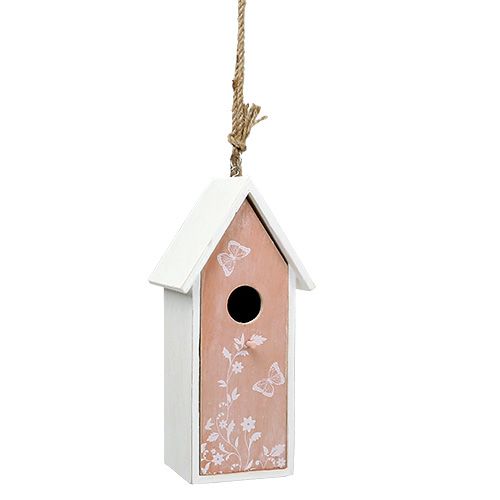 Floristik24 Birdhouse Orange na zavěšení 25cm x 9cm