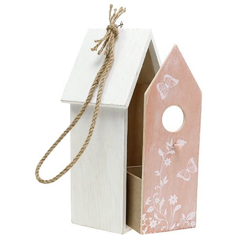 Floristik24 Birdhouse Orange na zavěšení 25cm x 9cm
