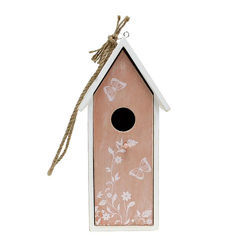 Floristik24 Birdhouse Orange na zavěšení 25cm x 9cm