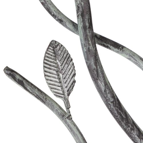 položky Dekorativní ptačí koupaliště s jemným listovým vzorem ve vintage stylu, 74 cm